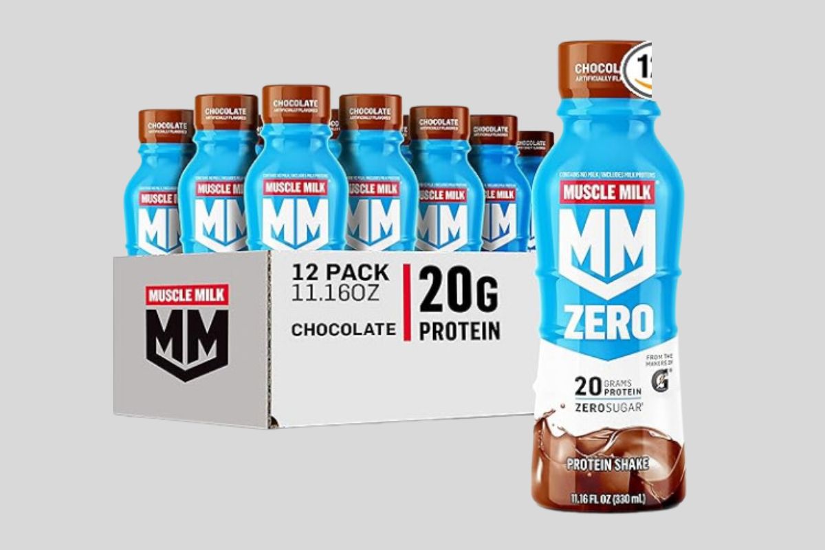 Muscle Milk Zero Protein Shake, Chocolate