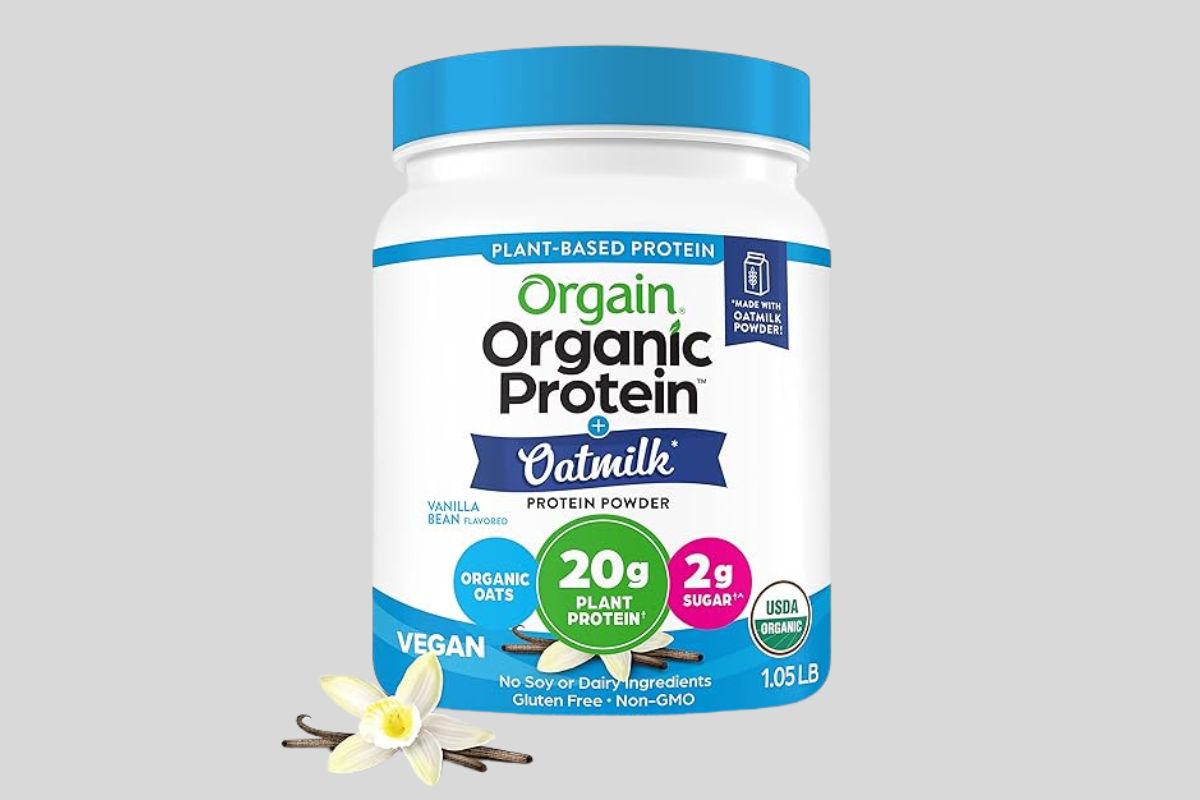 Orgain Organic Vegan Protein Powder + Oat Milk