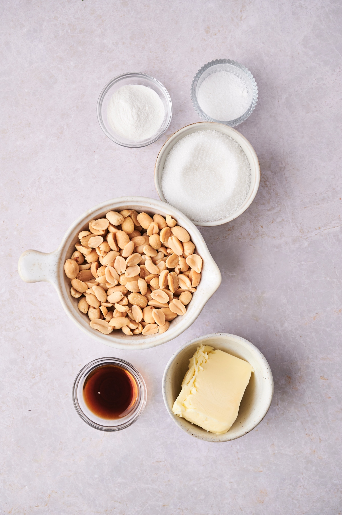 Keto peanut brittle ingredients