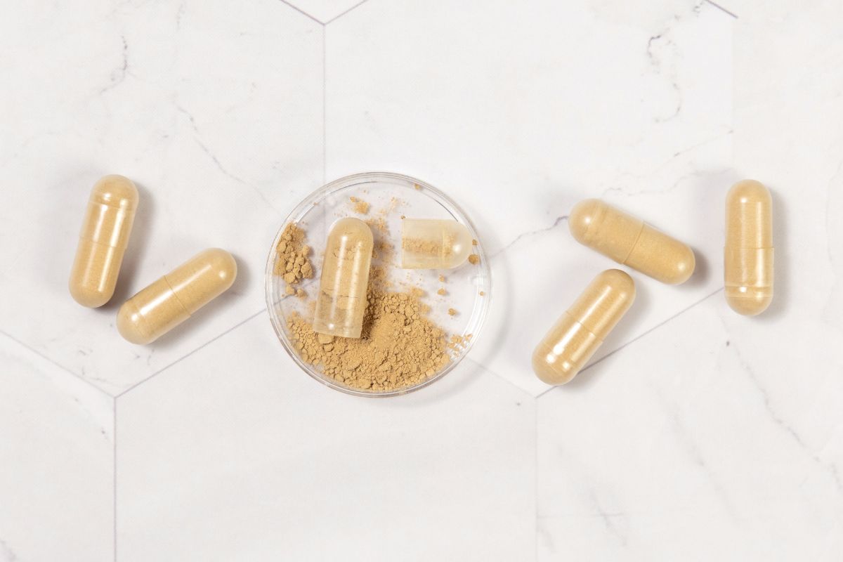 Sea moss supplements in capsules