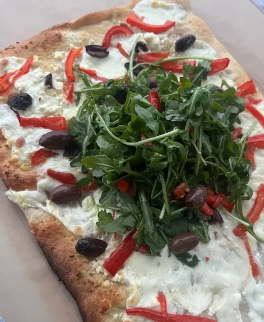 Mediterranean diet pizza