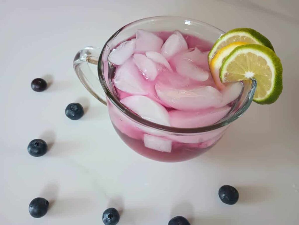 Blueberry Lavender Tea Mocktail