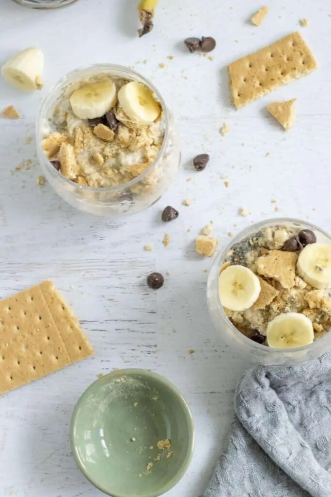 Cookie dough overnight oats