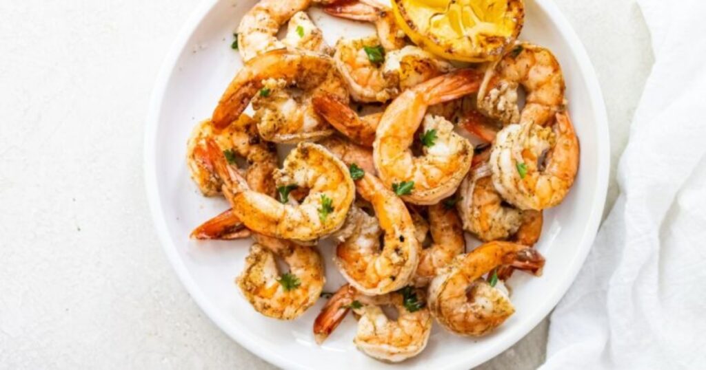 Lemon garlic shrimp