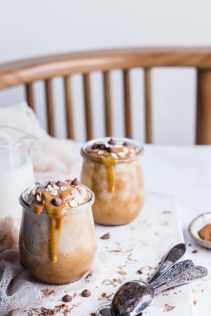No sugar added overnight oats