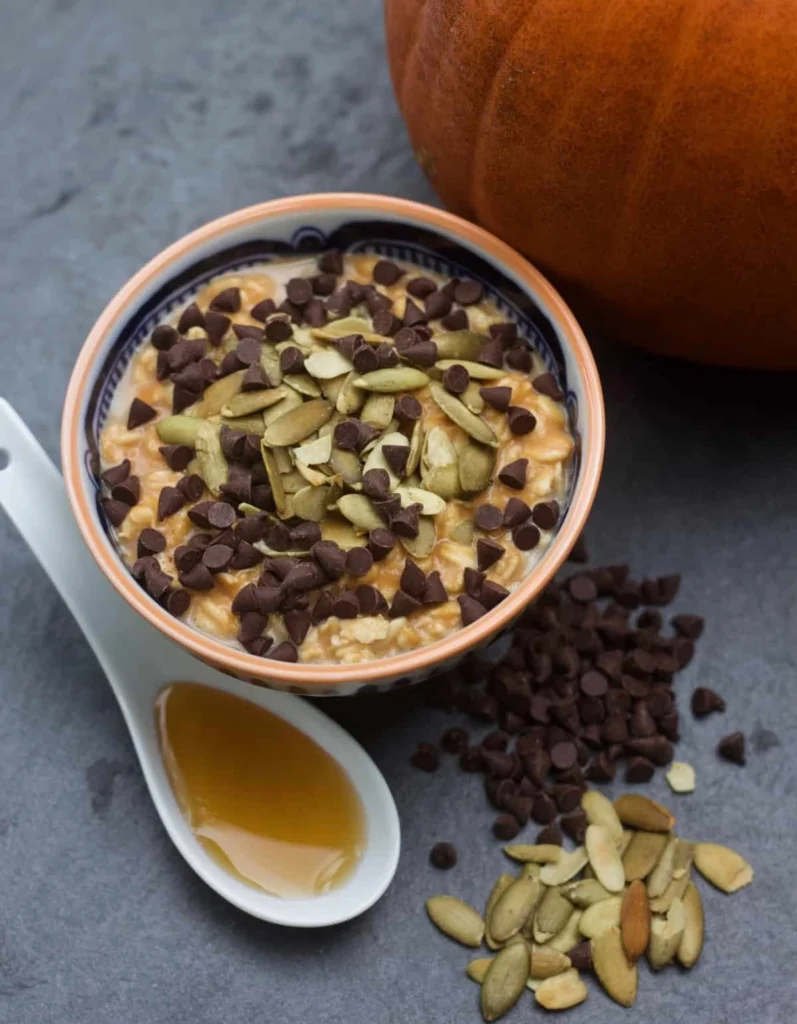 Pumpkin pie overnight oats