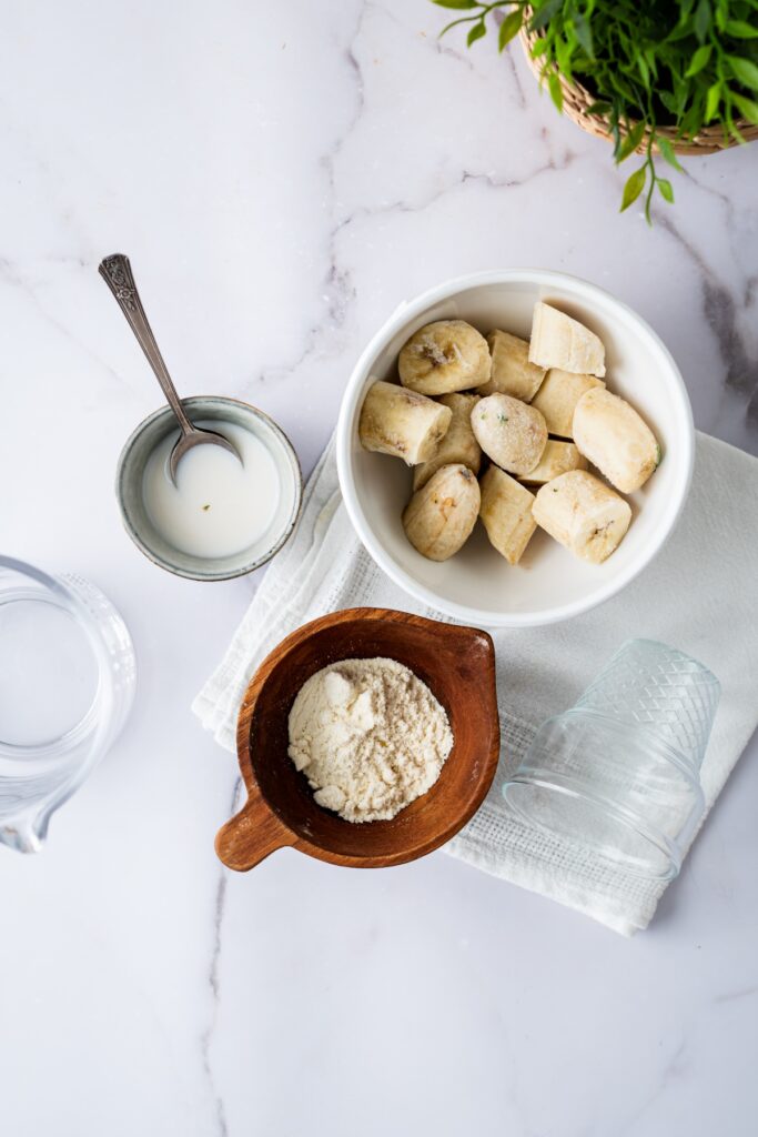 Protein Banana Icecream food ingredients