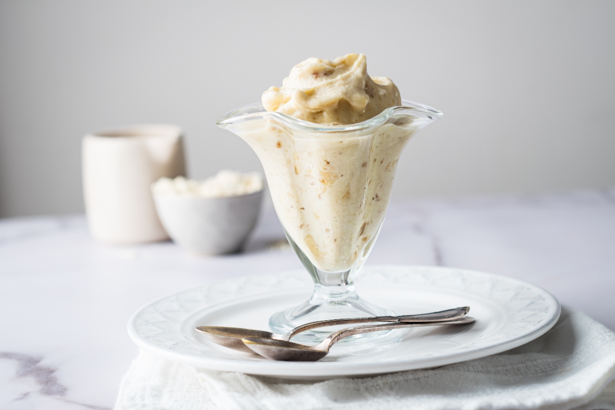 3-Ingredient Protein Banana Ice Cream