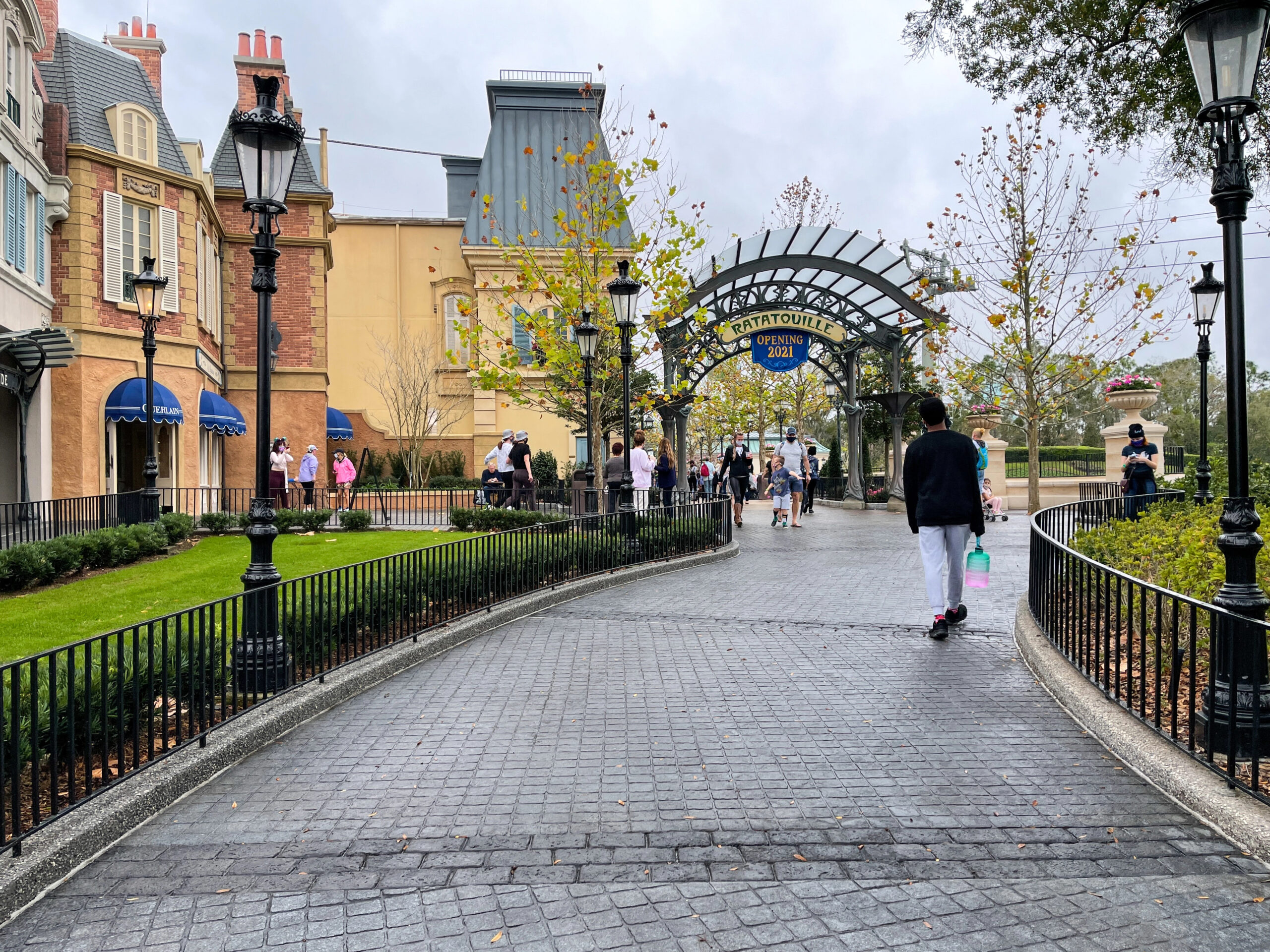 person walking in entrance at Walt Disney World