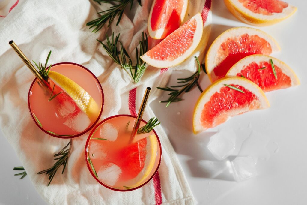 Grapefruit and Rosemary cocktail