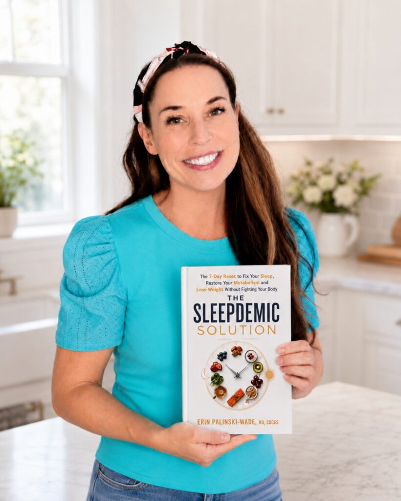The Sleepdemic Solution book by registered dietitian Erin Palinski-Wade